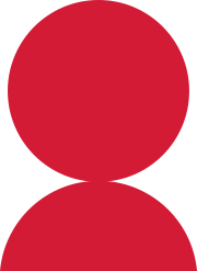 A red silhouette