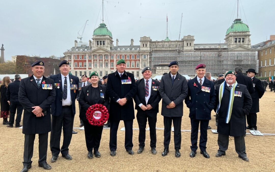 Care after Combat Joins Remembrance Sunday March at the Cenotaph